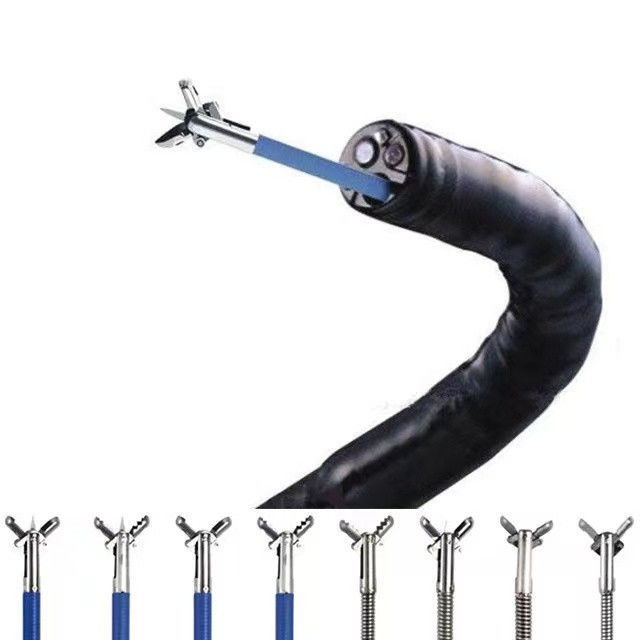 Forceps flexible 1.8mm médical jetable endoscopique 2.4mm de biopsie de colonoscopie manuelle